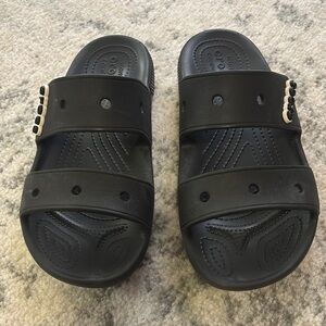 Stylish Black Slide Sandals
